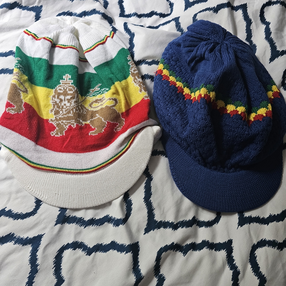 Love Culture Multicolor and Blue Knit Hats